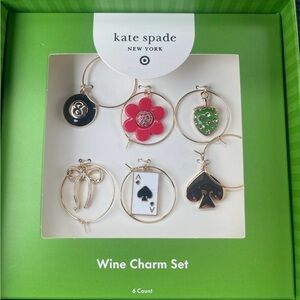 Kate Spade Wine Charm Set - Multicolor NIB